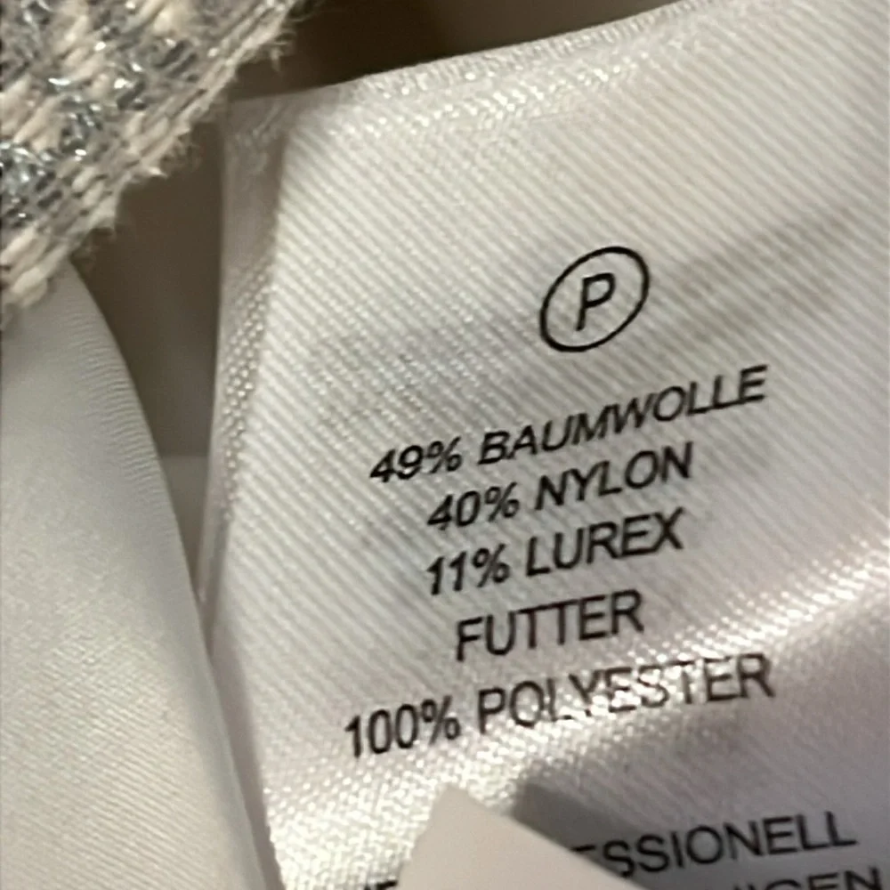 Dalia Elegant Silver Shimmer Sleeveless Dress with pockets size 6 - Picture 7 of 10